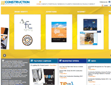 Tablet Screenshot of constructionmarketingadvisors.com